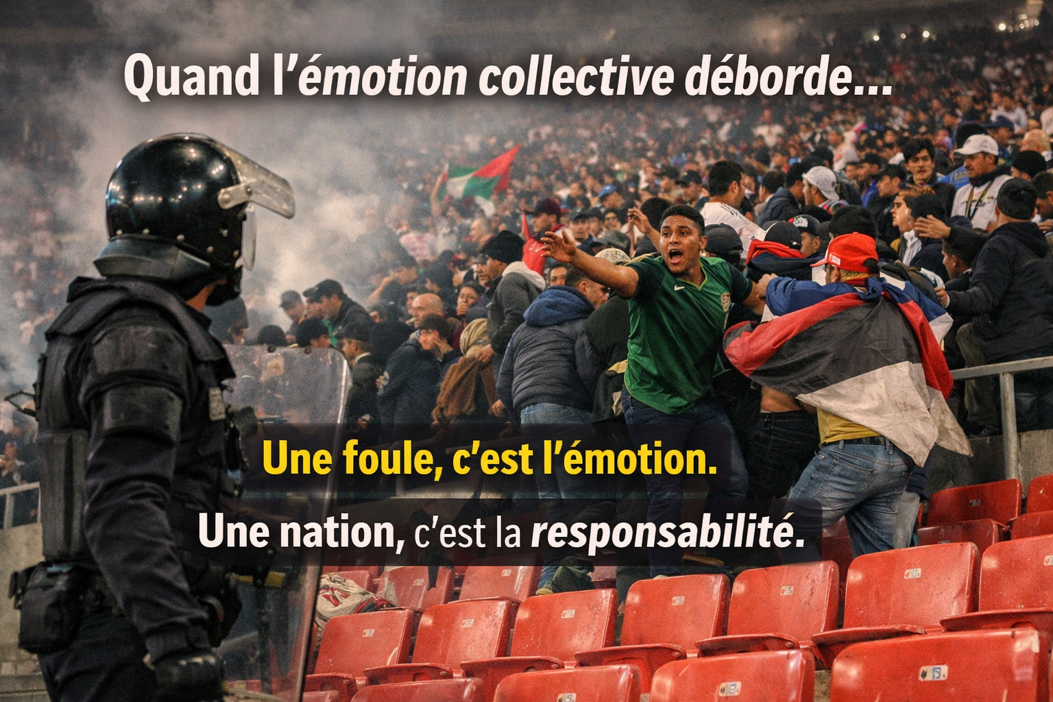 Madagascar, CAN, finale CAN, Maroc, débordements, émotion collective, leadership, stabilité, réseaux sociaux, maturité collective, institutions, refondation