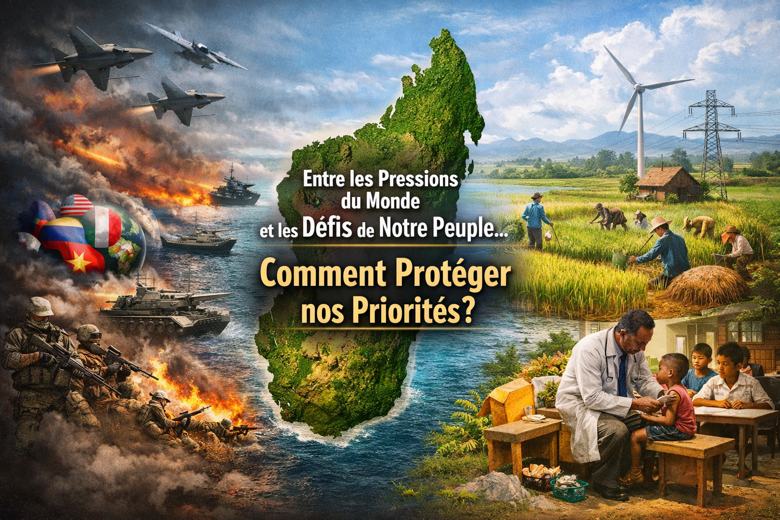 Madagascar au centre des tensions géopolitiques mondiales face à ses priorités nationales internes