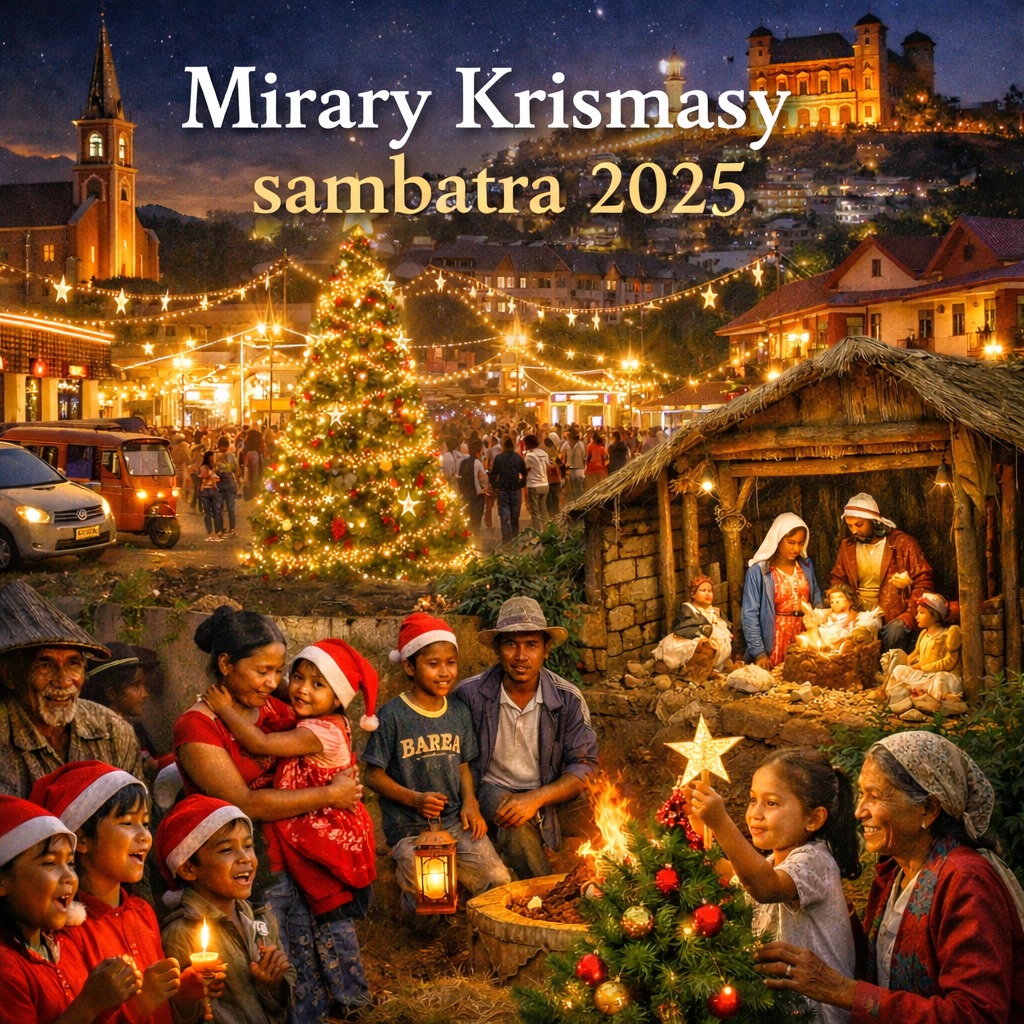Mirary Krismasy sambatra 2025 – Fanantenana, fihavanana ary firaisankina ho an’i Madagasikara