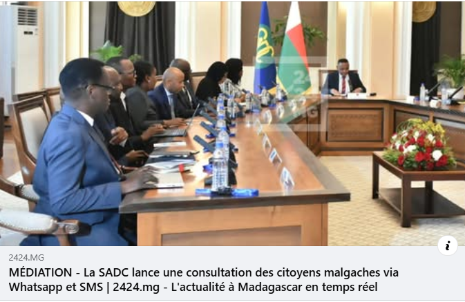 Initiative de la SADC utilisant WhatsApp et SMS pour recueillir la parole citoyenne à Madagascar