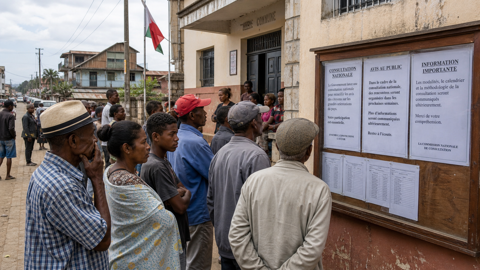 Concertation nationale à Madagascar : citoyens réunis au niveau des fokontany face aux questions de méthode, de calendrier et de transparence de la Refondation