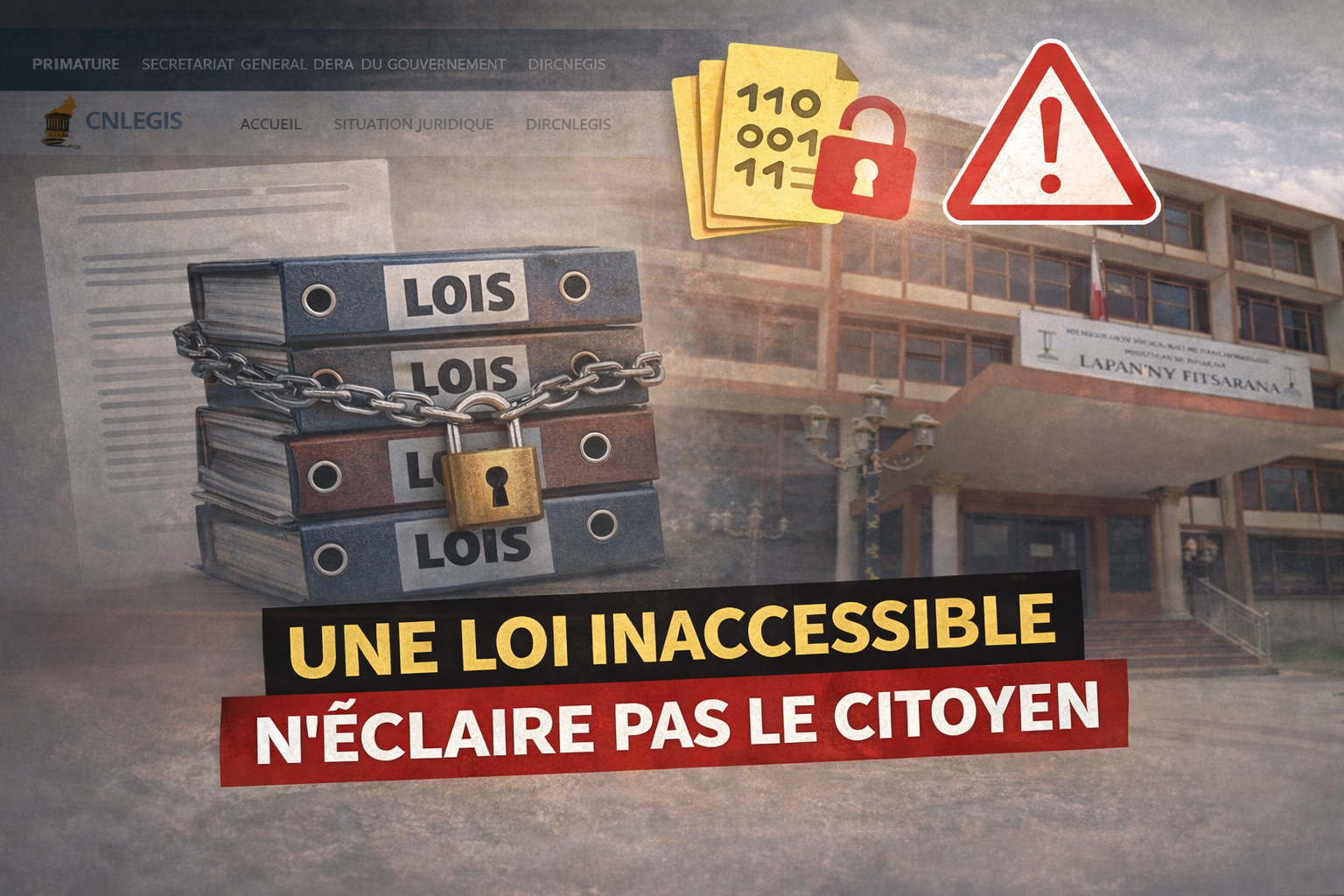 Accès au droit et transparence des données publiques à Madagascar, enjeu pour la citoyenneté et la refondation