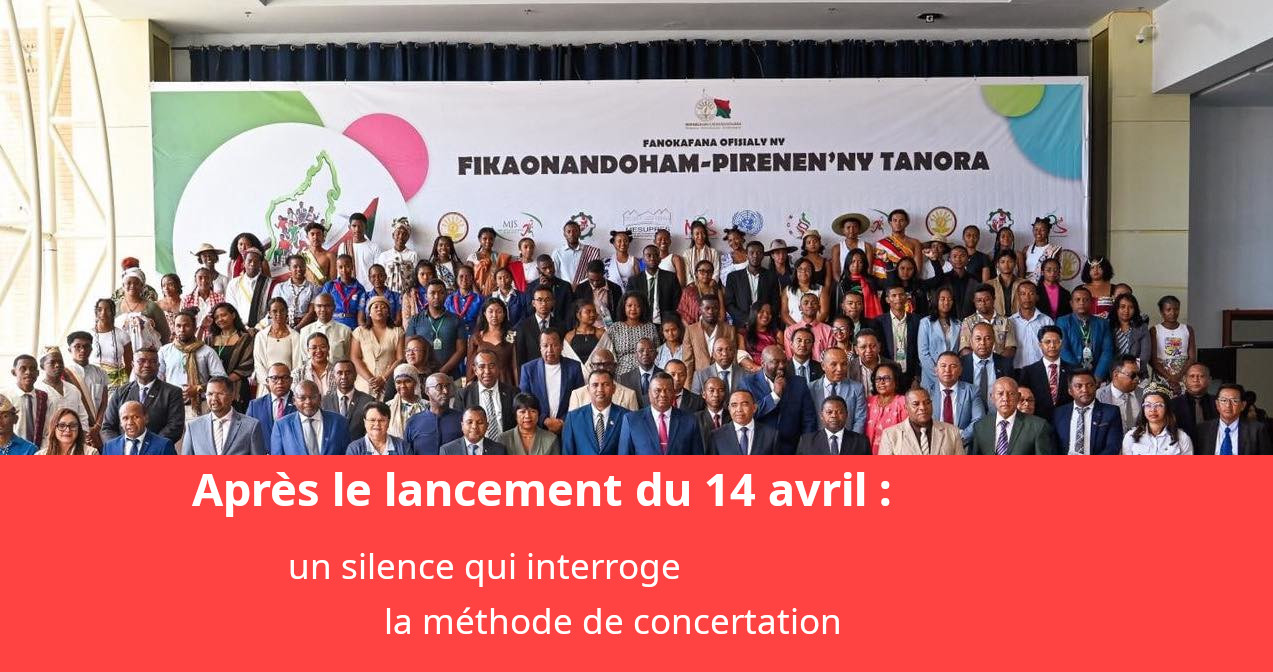 Jeunes rassemblés au CCI Ivato à Antananarivo lors du lancement officiel de la concertation nationale des jeunes à Madagascar le 14 avril 2026